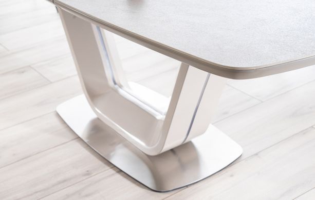 Стол SIGNAL ARMANI CERAMIC раскладной 160&ndash;220&times;90 см, серый матовый
