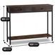 Консоль MEBEL ELITE EVERLY 100, дуб рустик / чёрный