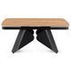 Стіл MEBEL ELITE VERONA розкладний 160&ndash;240&times;90 см, золотий дуб / чорний