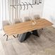 Стіл MEBEL ELITE VERONA розкладний 160&ndash;240&times;90 см, золотий дуб / чорний
