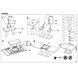 Стол HALMAR VISION раскладной 160&ndash;200&times;90 см, белый