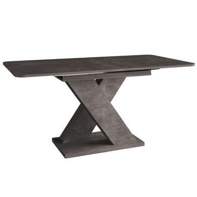 Стіл INTARSIO DARK A розкладний 120&ndash;160&times;80 см, ательє темний