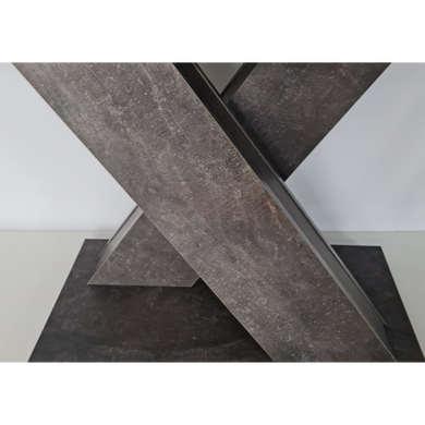 Стіл INTARSIO DARK A розкладний 120&ndash;160&times;80 см, ательє темний