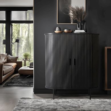 Комод MEBEL ELITE TRISH 100, чорний