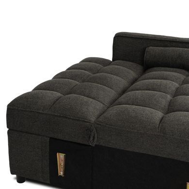 Крісло-ліжко MEBEL ELITE CORRA, чорний