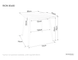 Стіл SIGNAL RION 80&times;80 см, чорний мат