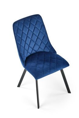 Кухонный стул HALMAR K-450, темно-синий / черный, BLUVEL 86