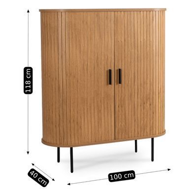 Комод MEBEL ELITE TRISH 100, дуб