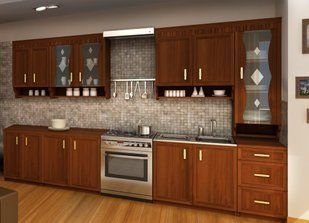 Кухня Margaret 3 Орех 260 см HALMAR