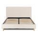 Ліжко MEBEL ELITE KIOTO Boucle 140x200 см Кремовий