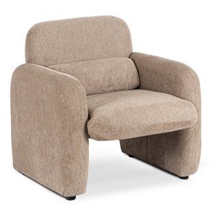Крісло MEBEL ELITE TOGO, темно-бежевий, тканина