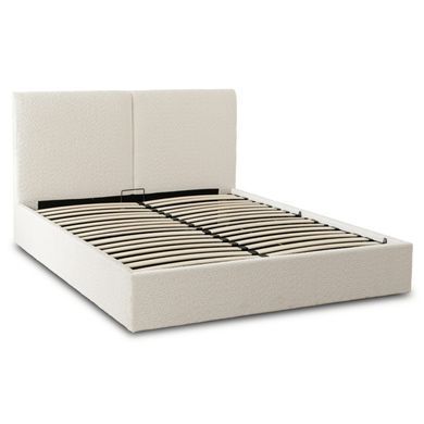 Ліжко MEBEL ELITE MARSYLIA Boucle 140x200 см Кремовий