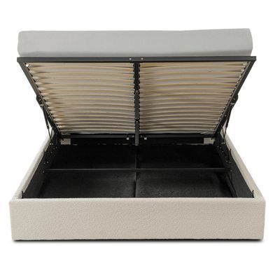 Ліжко MEBEL ELITE MARSYLIA Boucle 140x200 см Кремовий