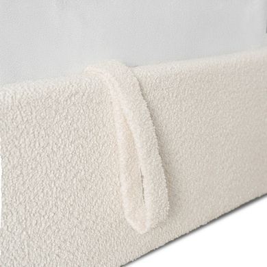 Ліжко MEBEL ELITE MARSYLIA Boucle 140x200 см Кремовий