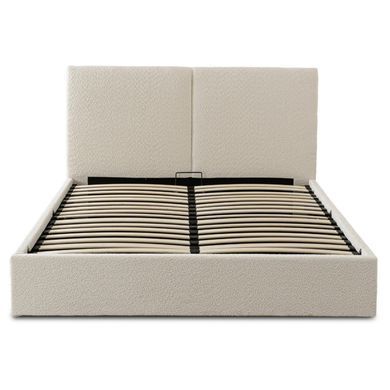 Ліжко MEBEL ELITE MARSYLIA Boucle 140x200 см Кремовий