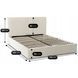 Ліжко MEBEL ELITE MARSYLIA Boucle 140x200 см Кремовий