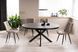 Стіл SIGNAL PORTO CERAMIC CORSO GREY розкладний 120&ndash;160&times;120 см, темно-сірий мат / чорний мат